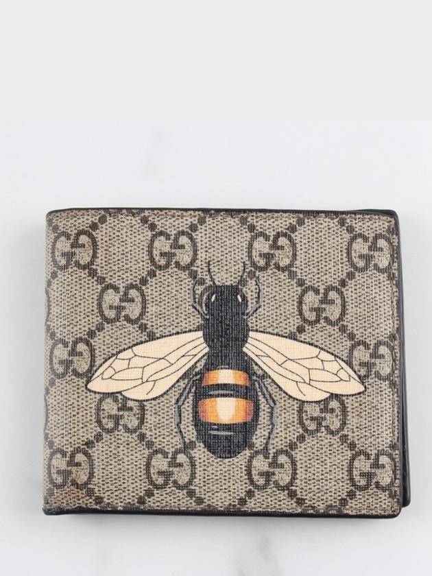 Bee GG Supreme Half Wallet - GUCCI - BALAAN 3