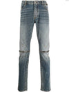 Zipper straight jeans PMYA016F 19660023 8500 - PALM ANGELS - BALAAN 2