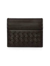 Intrecciato Classic Card Wallet Brown - BOTTEGA VENETA - BALAAN 3