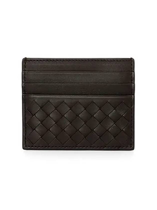 Intrecciato Classic Card Wallet Brown - BOTTEGA VENETA - BALAAN 3