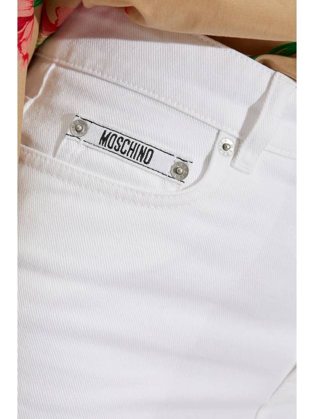 Moschino Denim Skirt, Women's, White - MOSCHINO - BALAAN 5