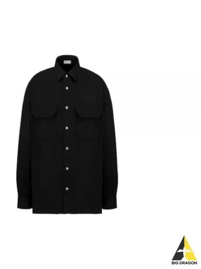 Overshirt Cotton Jacket Black - DIOR - BALAAN 2