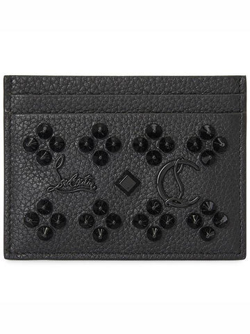 Kios Card Wallet Black - CHRISTIAN LOUBOUTIN - BALAAN 1