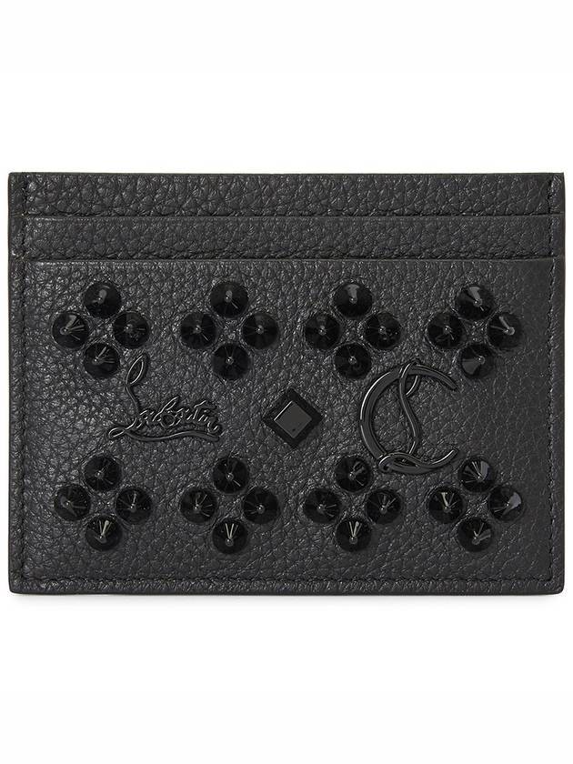 Kios Card Wallet Black - CHRISTIAN LOUBOUTIN - BALAAN 1