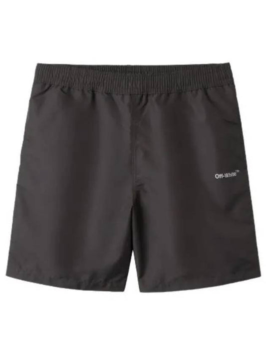Bag Diag Swim Pants Black - OFF WHITE - BALAAN 1