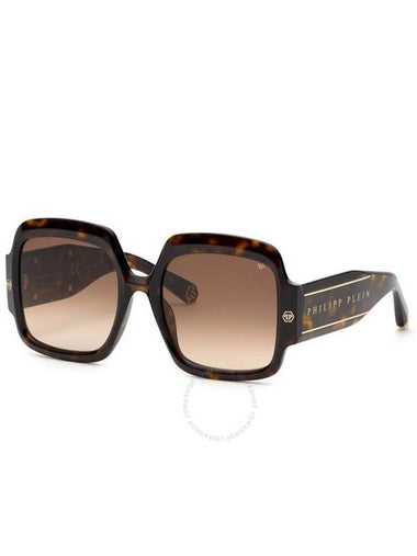 Philipp Plein Brown Square Ladies Sunglasses SPP038M 0722 56 - PHILIPP PLEIN - BALAAN 1