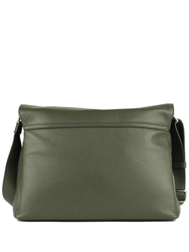 Orciani Micron Messenger Bag In Grained Leather - ORCIANI - BALAAN 2