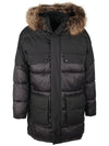 International Men's Padded Jumper INTERNATIONAL Contrast Redford Parka Quilted Jacket MQU1466BK11 - BARBOUR - BALAAN 1