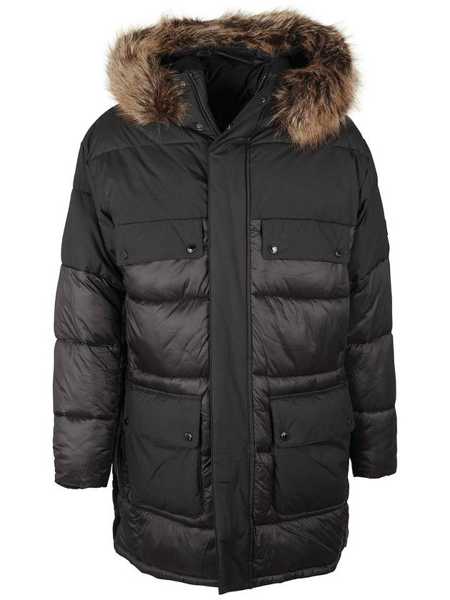 International Men's Padded Jumper INTERNATIONAL Contrast Redford Parka Quilted Jacket MQU1466BK11 - BARBOUR - BALAAN 1