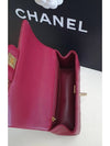 Classic Top Handle New Mini Burgundy Gold Plated New Mini Top Handle Top Handle AS2431 - CHANEL - BALAAN 7