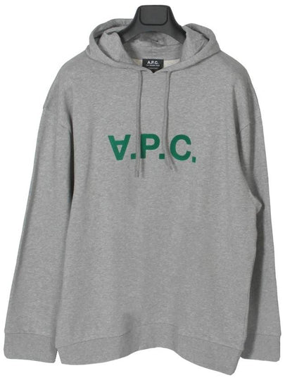 Milo Logo Cotton Hoodie Grey - A.P.C. - BALAAN 2