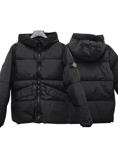 Kids Logo Patch Padding Black - STONE ISLAND - BALAAN 2