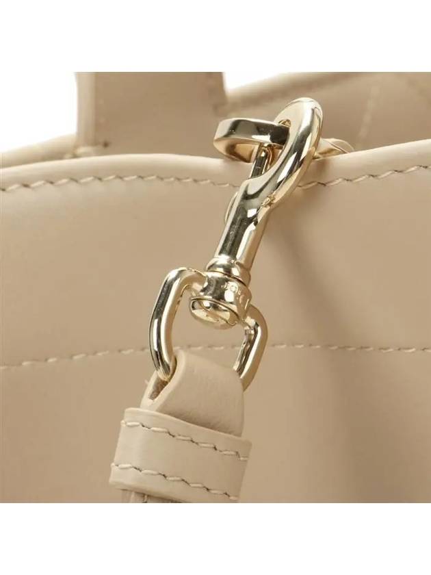 Macrocannage Calfskin Small Book Tote Bag Powder Beige - DIOR - BALAAN 8