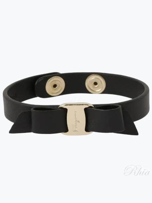 Vara Bow Bracelet Black - SALVATORE FERRAGAMO - BALAAN 2