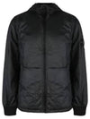 Compass Patch Hooded Jacket Black - STONE ISLAND - BALAAN 2