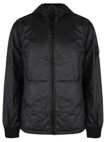 Compass Patch Hooded Jacket Black - STONE ISLAND - BALAAN 2