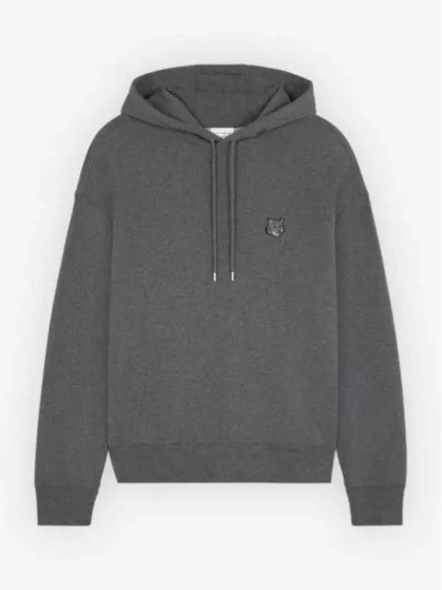 Bold Fox Head Patch Oversize Hoodie Grey - MAISON KITSUNE - BALAAN 2