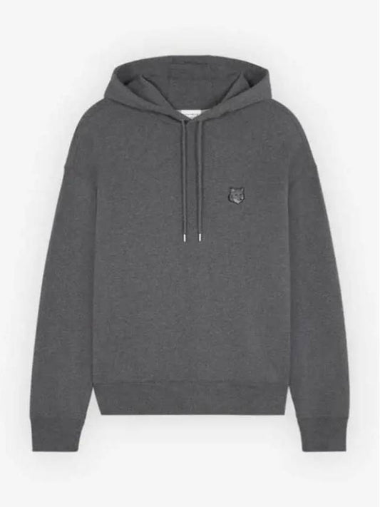 Bold Fox Head Patch Oversize Hoodie Grey - MAISON KITSUNE - BALAAN 2