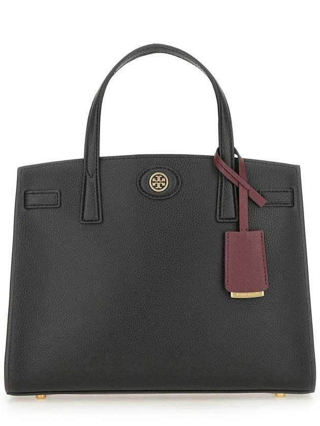 Robinson Small Tote Bag Black - TORY BURCH - BALAAN 2