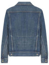 Trucker Denim Jacket Blue - CELINE - BALAAN 3