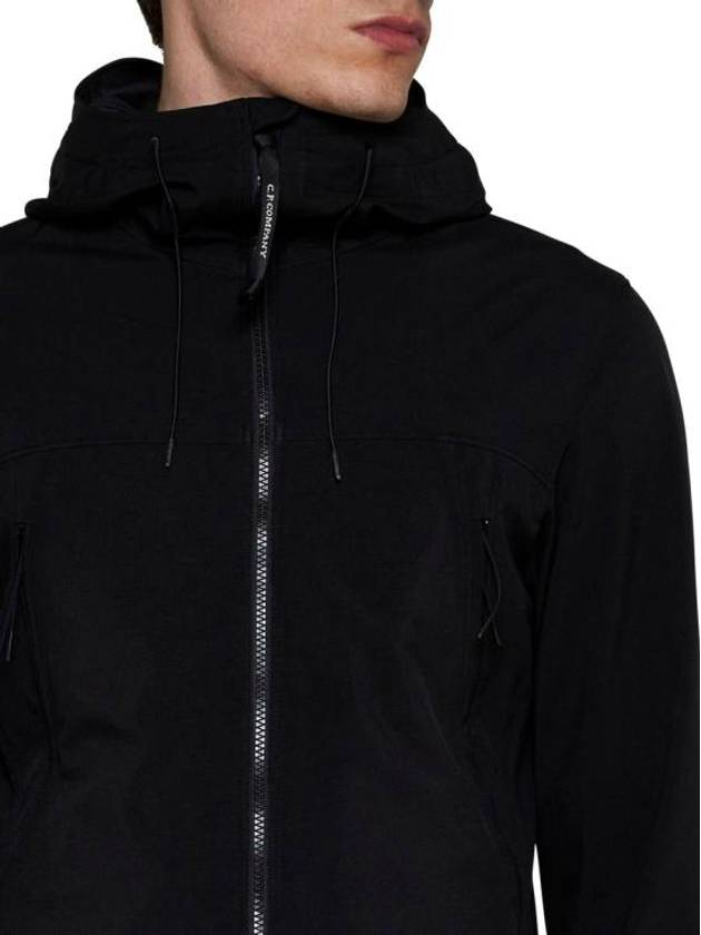 Shell R Goggle Hooded Jacket Black - CP COMPANY - BALAAN 6