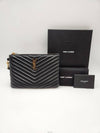 Daol Sangin Store Matelasse Clutch Black Small 379039 Condition A - SAINT LAURENT - BALAAN 3