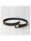 Intrecciato Leather Belt Khaki - BOTTEGA VENETA - BALAAN.