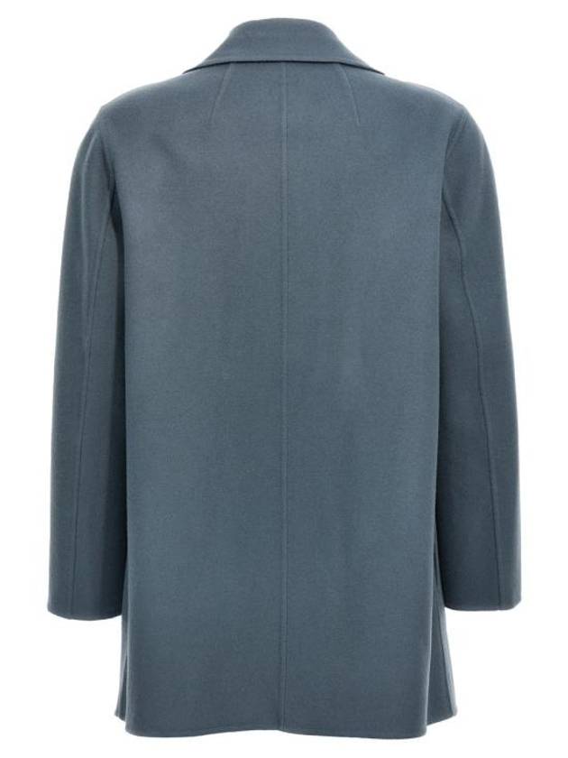 Clairene Double Face Wool Jacket Blue Granite - THEORY - BALAAN 3