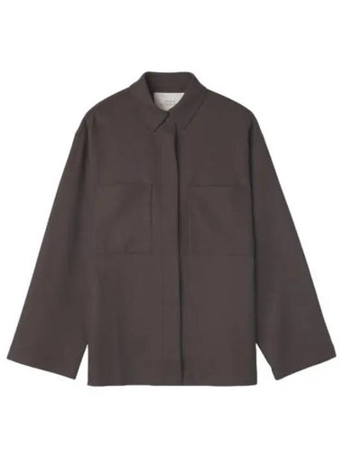 Military overshirt Cocoa - STUDIO NICHOLSON - BALAAN 1