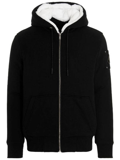 Classic Bunny Zip Up Hoodie White Lining Black - MOOSE KNUCKLES - BALAAN 2