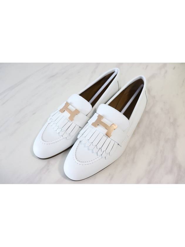 Royal Calfskin Loafers Blanc - HERMES - BALAAN 2