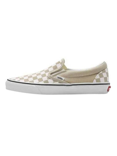 Checkerboard French Slip-On Oak - VANS - BALAAN 1