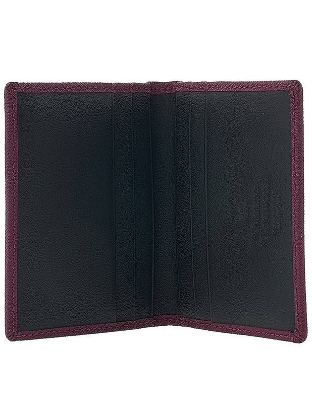 Saffiano Card Wallet Purple - VIVIENNE WESTWOOD - BALAAN 11