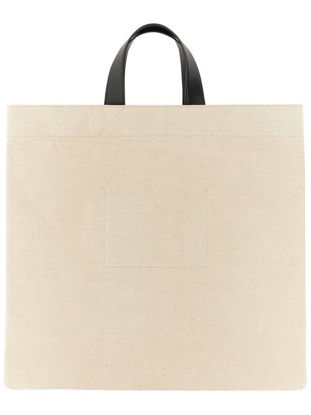 Book Square Tote Bag Beige - JIL SANDER - BALAAN 3