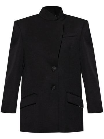 wool gabardine blazer - THE ATTICO - BALAAN 1