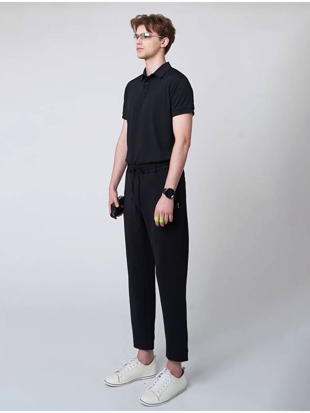 AM41TH01 Polo shirt top_black - ATHPLATFORM - BALAAN 3