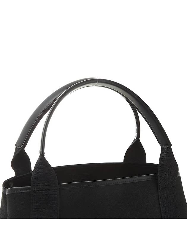 Cabas Logo Canvas Small Tote Bag Black - BALENCIAGA - BALAAN 9