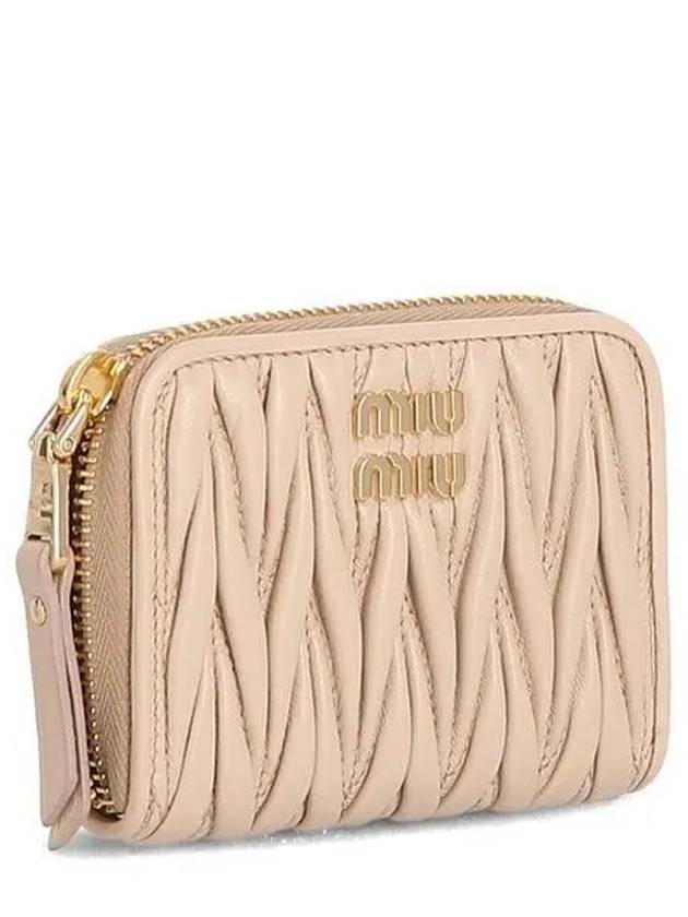 Matelasse Nappa Leather Coin Wallet Pink - MIU MIU - BALAAN 2