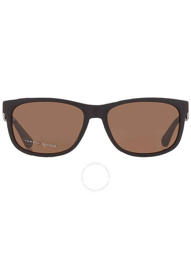 Tommy Hilfiger Brown Rectangular Men's Sunglasses TH 1520/S 0003/70 57 - TOMMY HILFIGER - BALAAN 1