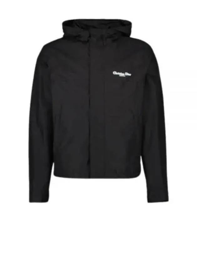 Couture Blended Cotton Windbreaker Black - DIOR - BALAAN 2