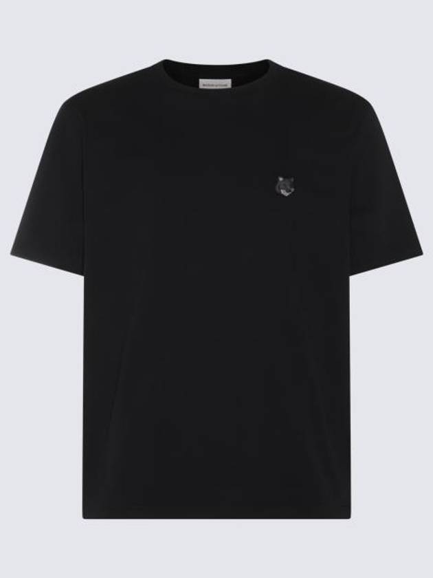 Bold Fox Head Patch Comfort Short Sleeve T-Shirt Black - MAISON KITSUNE - BALAAN 2