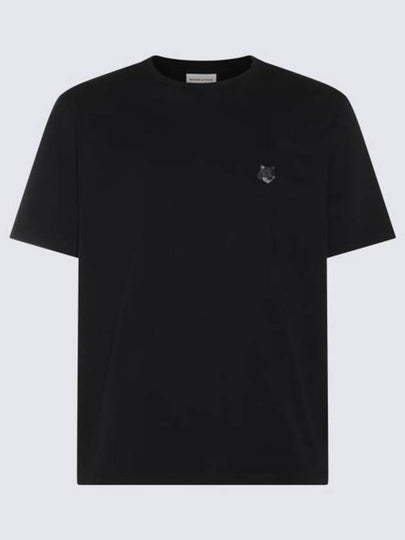 Bold Fox Head Patch Comfort Short Sleeve T-Shirt Black - MAISON KITSUNE - BALAAN 2