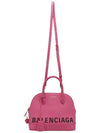 Women s 518873 Pink Leather Bill Top Tote Bag Strap - BALENCIAGA - BALAAN 5