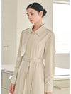 Classic Curl Trench Long Dress - MICANE - BALAAN 2