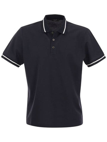 Cotton PK Shirt Navy - PESERICO - BALAAN 1