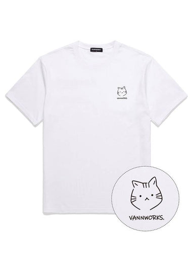 Meow Overfit Short Sleeve T-Shirt - VANN WORKS - BALAAN 1