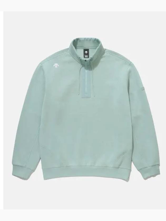 Cotton brushed anorak sweatshirt mint SP321UAN95 - DESCENTE - BALAAN 1