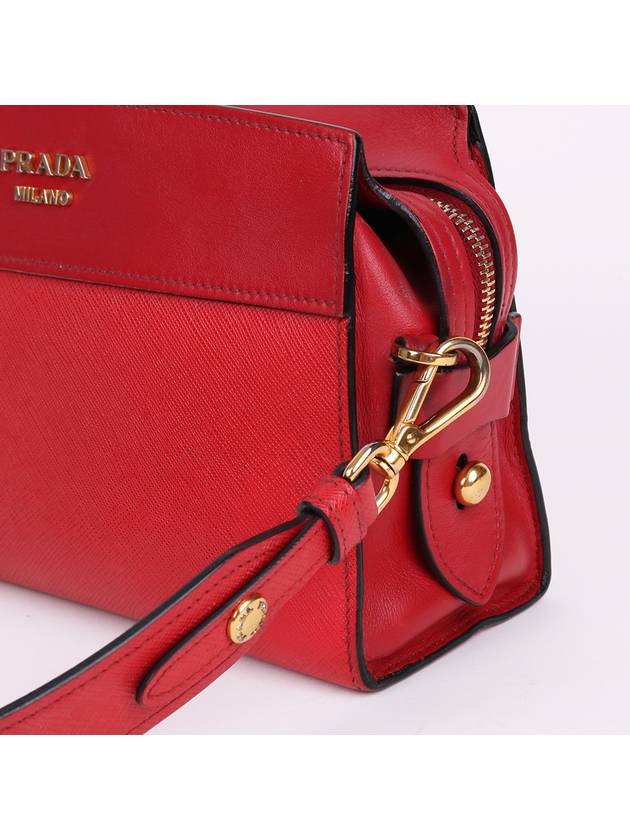 Esplanade Saffiano Red Shoulder Bag 1BA043 - PRADA - BALAAN 6