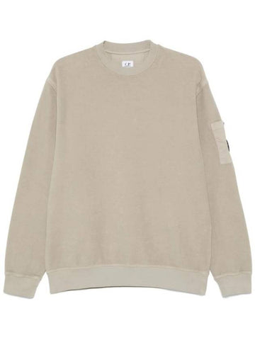 Lens Detail Sweatshirt Beige - CP COMPANY - BALAAN 1