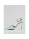 BASIL leather sandal heels 95 ZSA POWDER BLUE - JIMMY CHOO - BALAAN 2